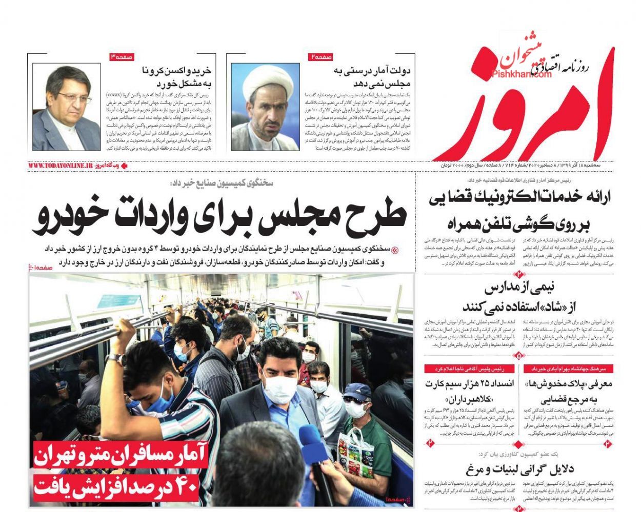 کلید بورسی مسکن ارزان/ اختصاص هزار میلیارد تومان برای خرید واکسن کرونا/ یارانه&zwnj;های پنهان در جیب اغنیا