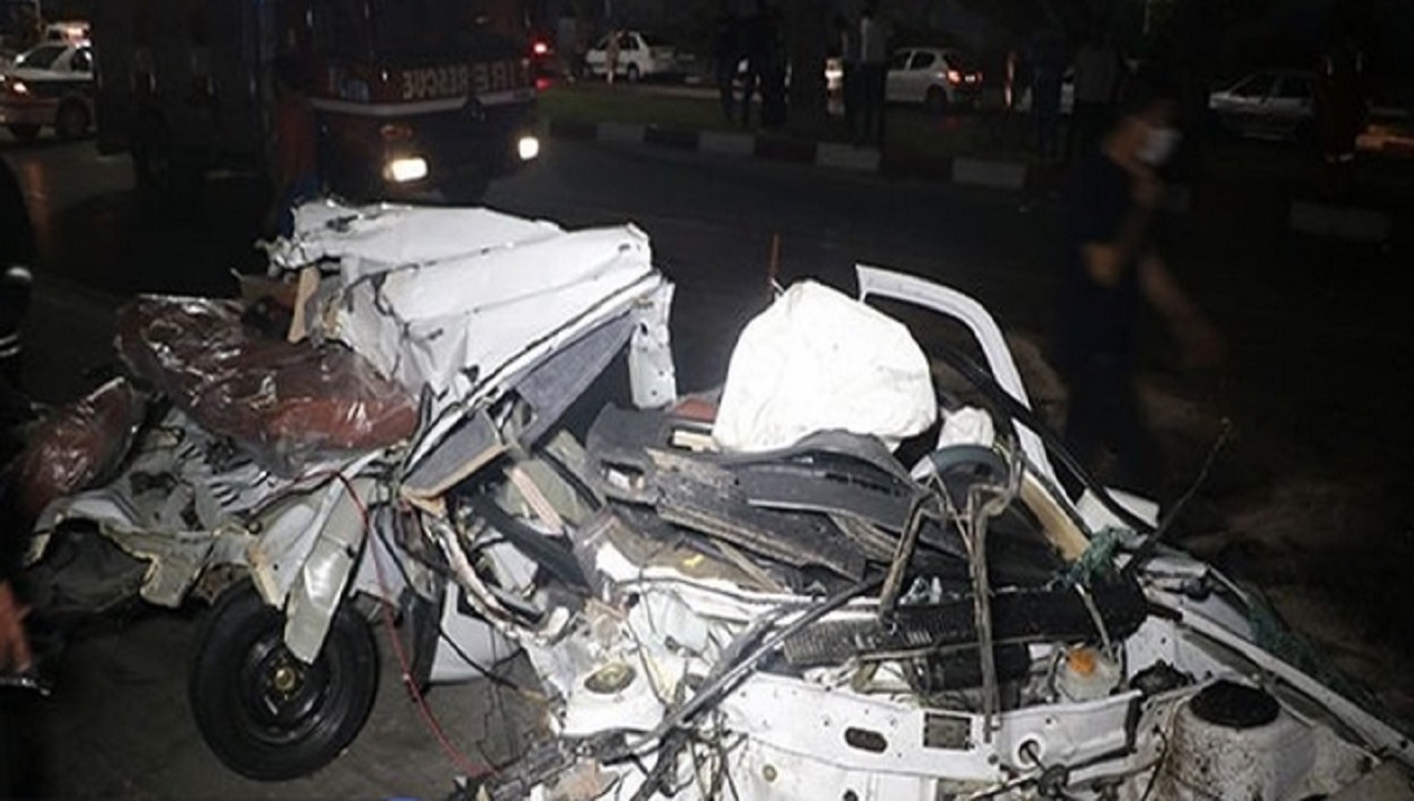 مرگ دلخراش ۴ جوان هرمزگانی در سانحه رانندگی