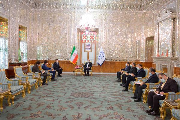 دیدار سفیر ایتالیا با  رئیس مجلس