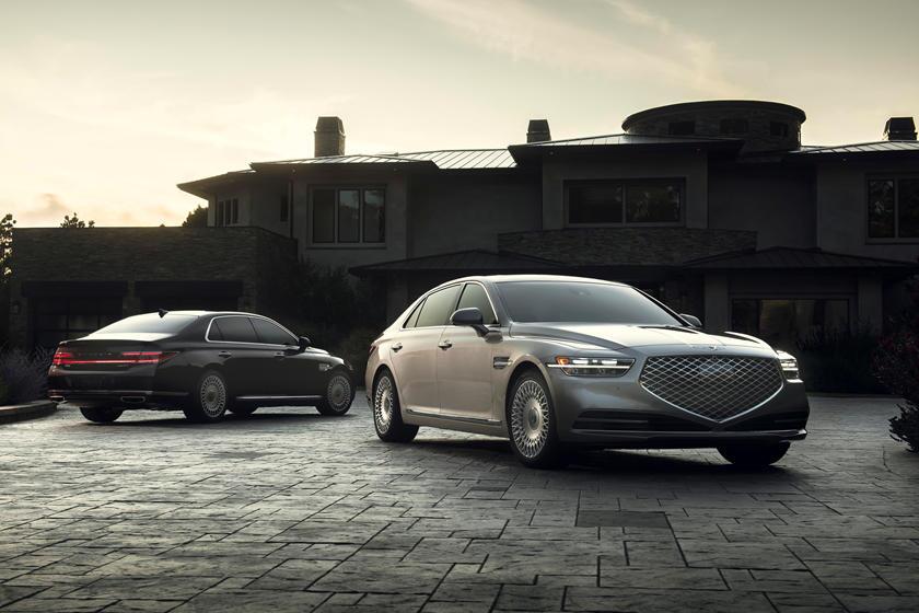 2022 Genesis G90 به طور اختصاصی براساس عکسهای جاسوسی ارائه شده است