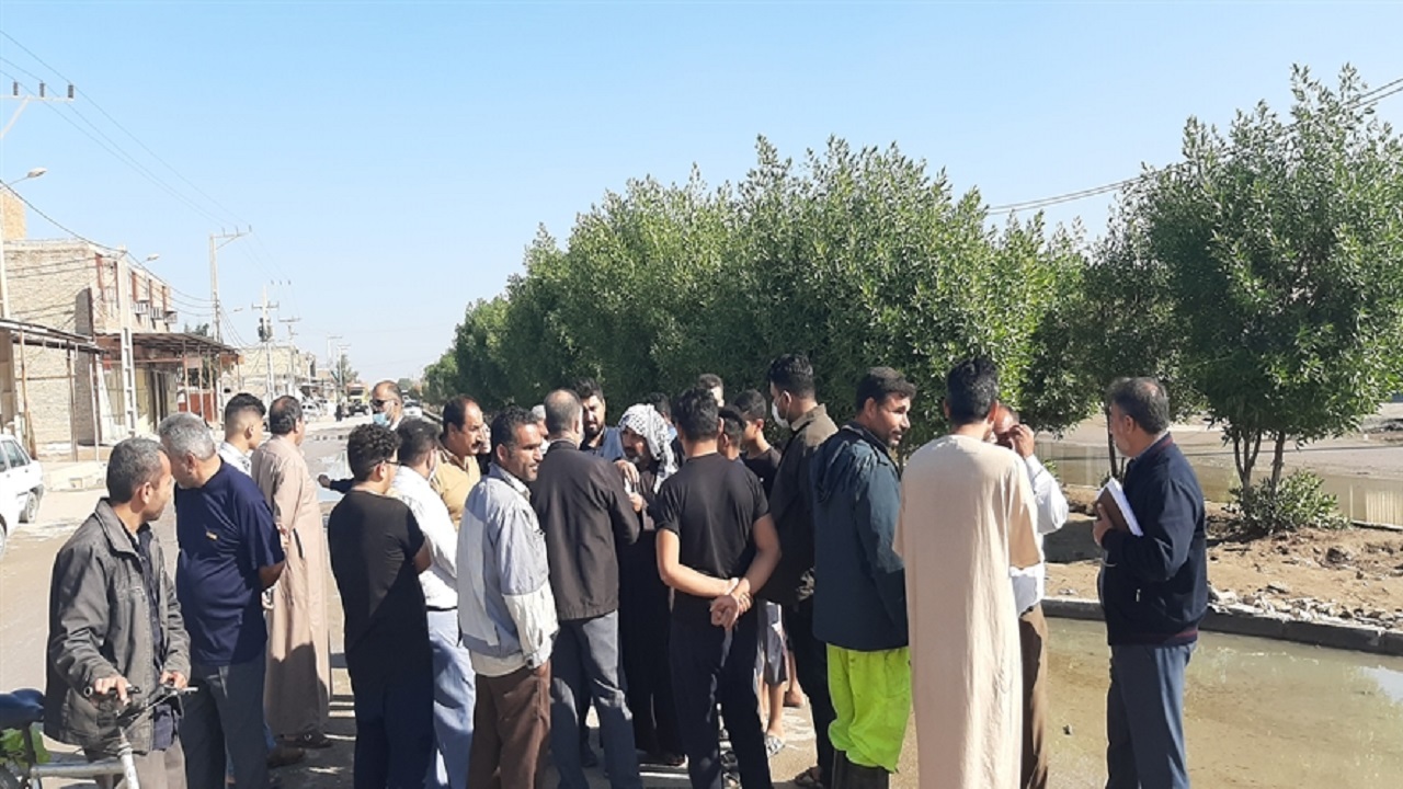 پیگیری مشکلات کوی مندلی اهواز از سوی مسئولان