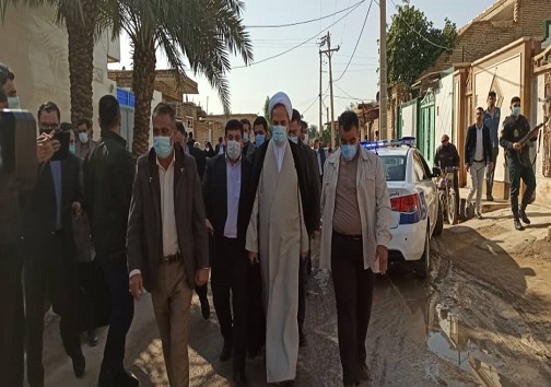 رئیس بازرسی کل کشور وارد آبادان شد رئیس بازرسی کل کشور وارد آبادان شد