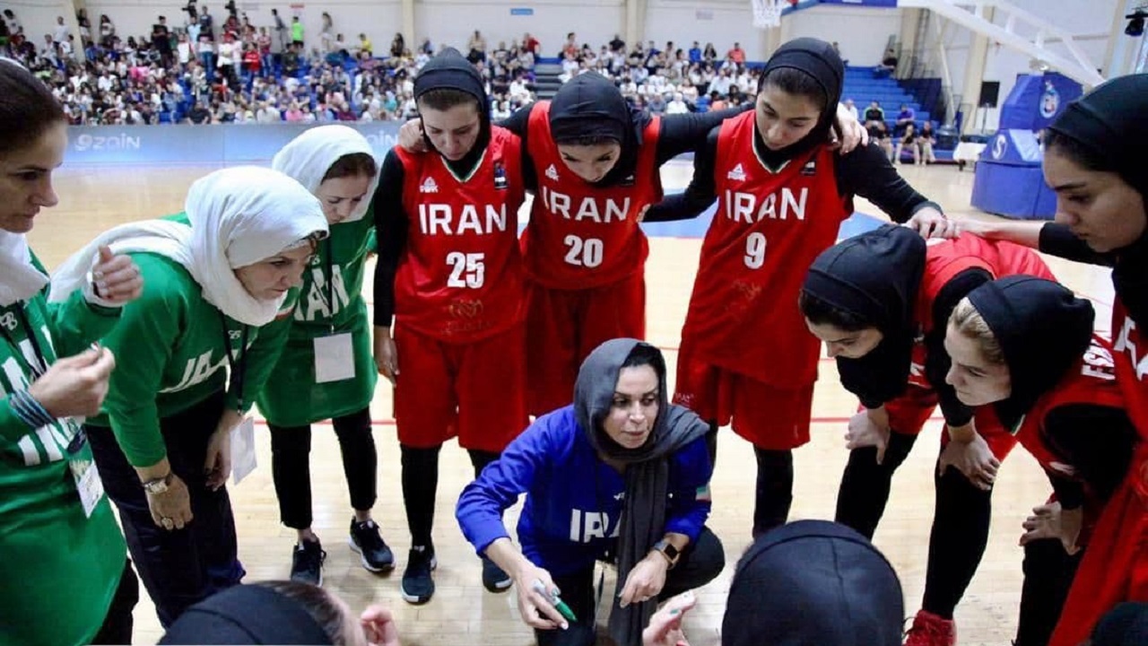 تیم ملی بسکتبال بانوان ایران در رنکینگ جهانی سقوط کرد
