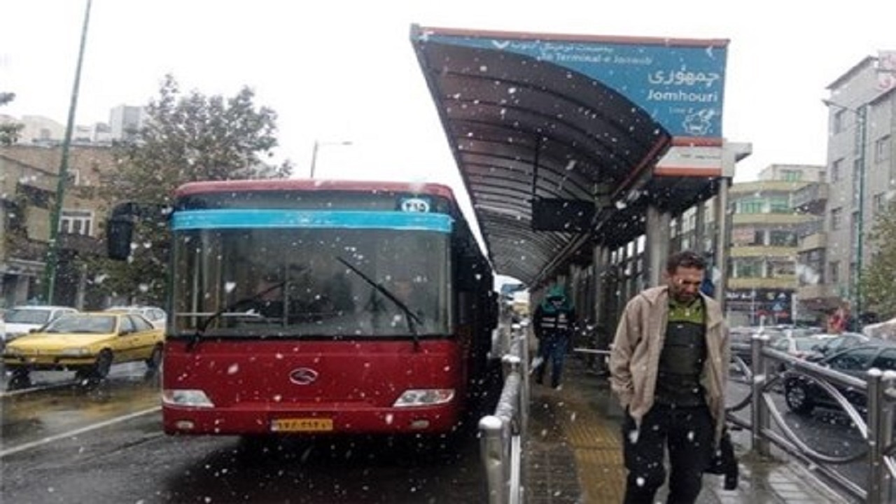 ناوگان اتوبوسرانی تهران برای فصل سرما آماده است