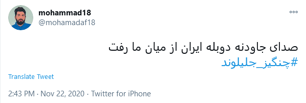صدای جاودانه دوبله ایران از میان ما رفت