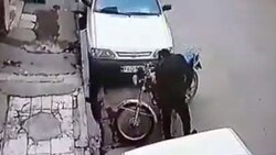 فرار ناموفق دزد جوان از فروشگاه + فیلم