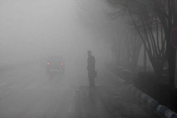 مه غلیظ صبحگاهی در استان همدان