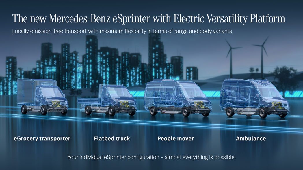 تغییرات ایجاد شده در جدیدترین مدل eSprinter