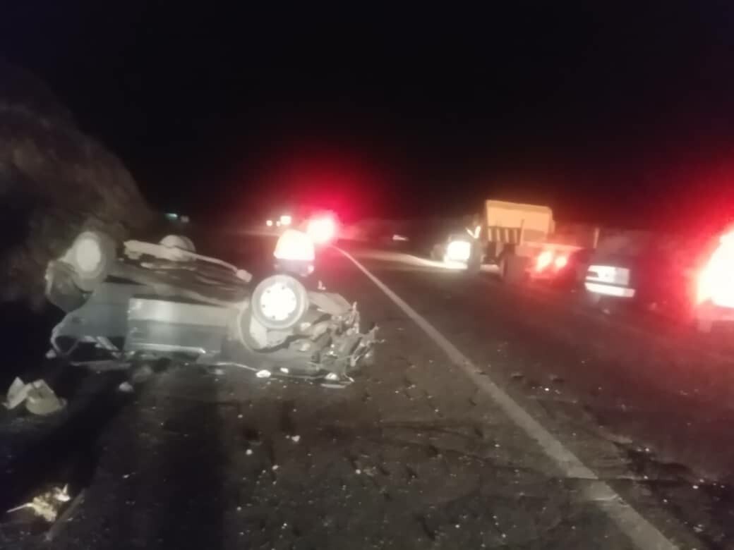 واژگونی پژو در جاده دهبکری ۲ مصدوم بر جای گذاشت