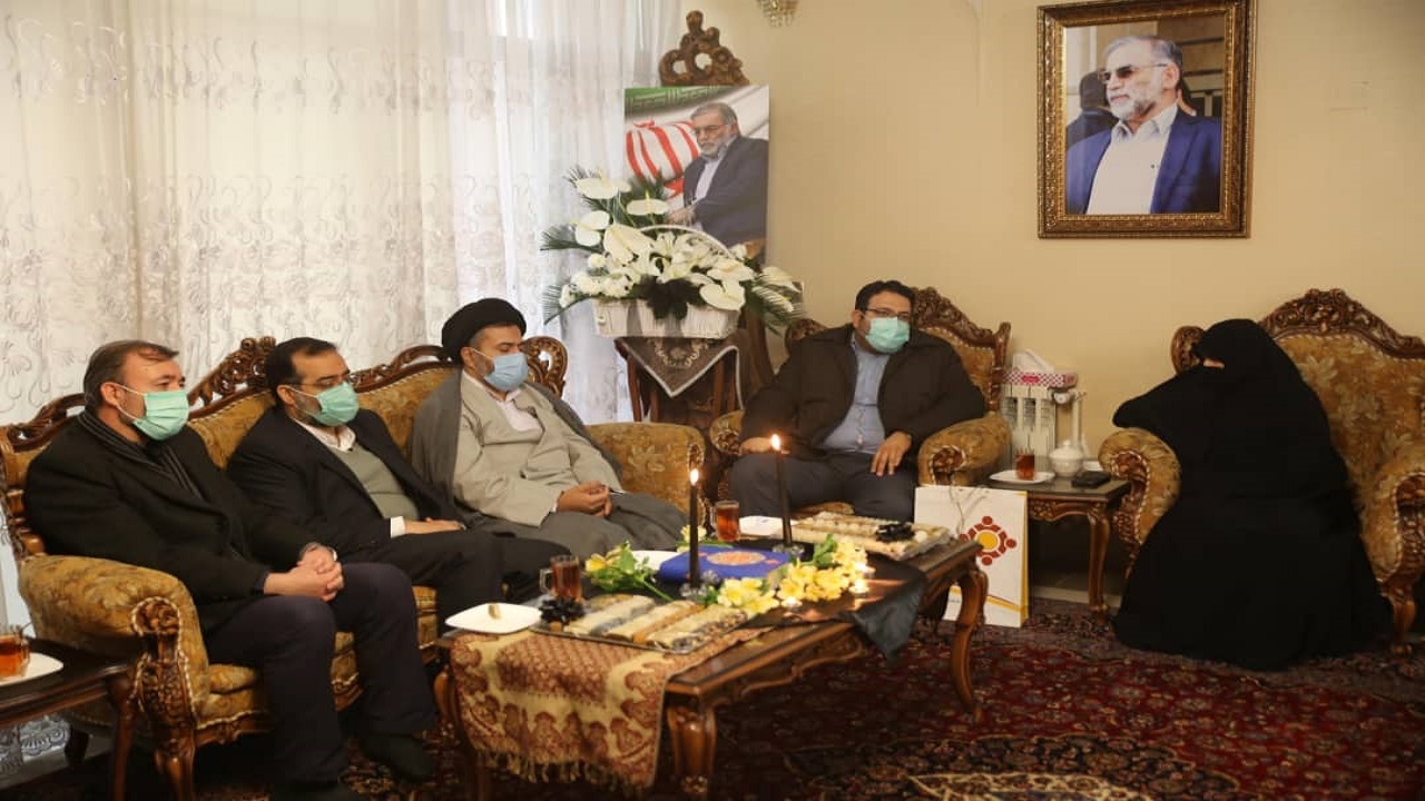 دیدار فرزندان شهدای شاخص انقلاب و دفاع مقدس با خانواده شهید فخری زاده