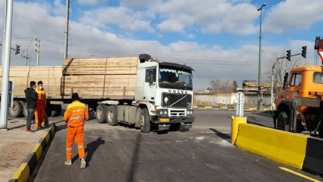 بازگشایی مسیر کمربندی نسیم شمال قزوین
