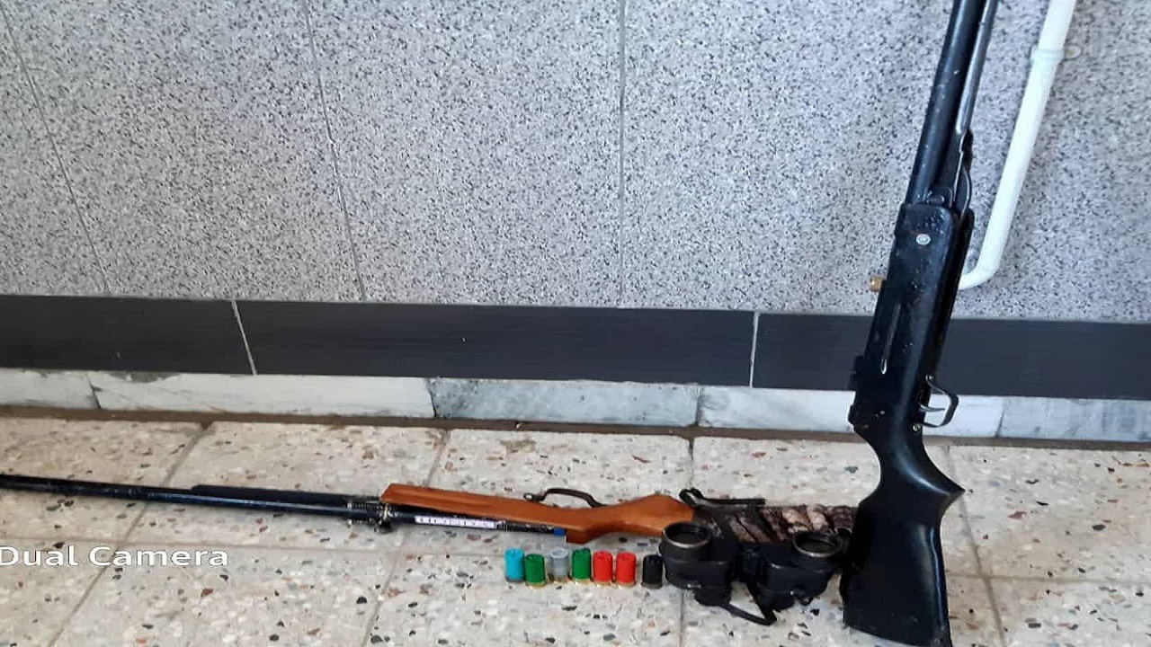 دستگیری شکارچیان متخلف قبل از انجام شکار در شهرستان سربیشه