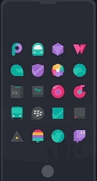 دانلود Darko5 &ndash; Icon Pack 1.2 &ndash; آیکون&zwnj;پک دارکو فایو اندروید