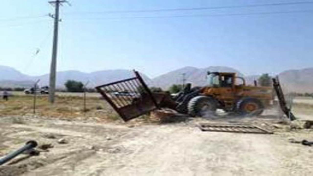 دستگیری متصرفان اراضی ملی در منطقه کال اشکنان لامرد