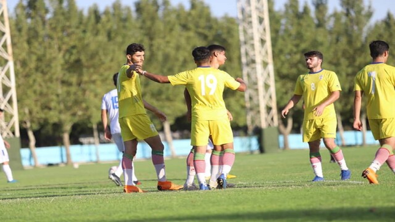 تساوی پرگل تیم ملی فوتبال جوانان مقابل سپاهان