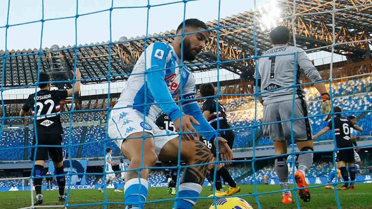 خلاصه بازی ناپولی و سمپدوریا در ۲۳ آذر ۹۹ + فیلم