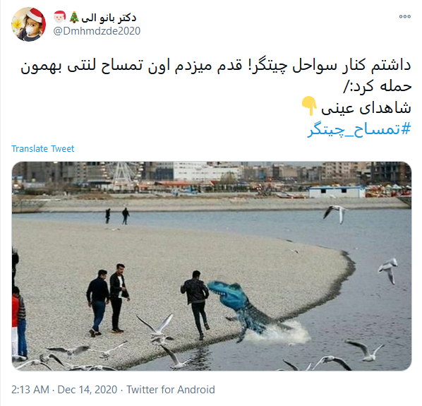 از مرحله کرونا گذشتیم رسیدیم به نبرد با #تمساح