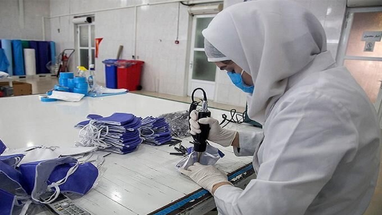 تولید ماسک با کمک بانوان بهبهان