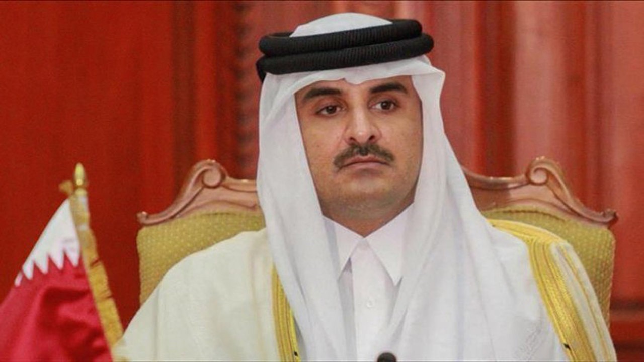 امیر قطر بر حمایت کشورش از ملت فلسطین تاکید کرد