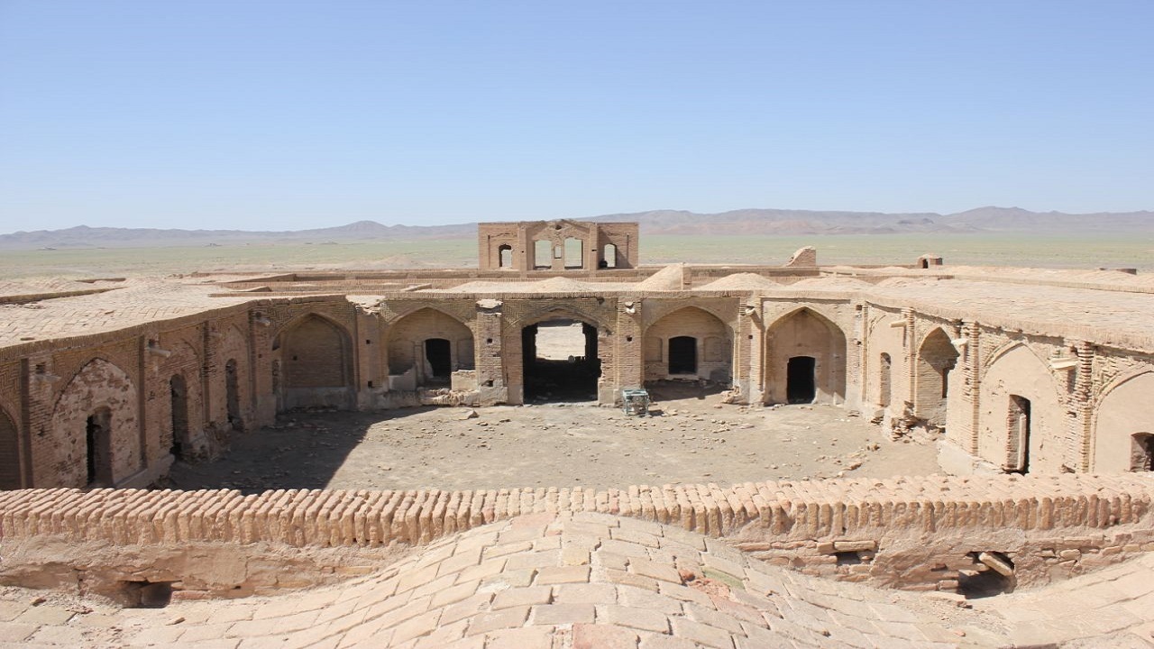 مرمت کاروانسرای صدرآباد در قم به پایان رسید
