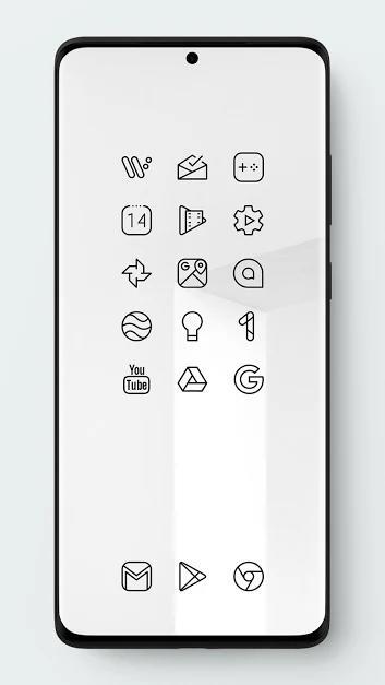 دانلود Caelus Black Icon Pack