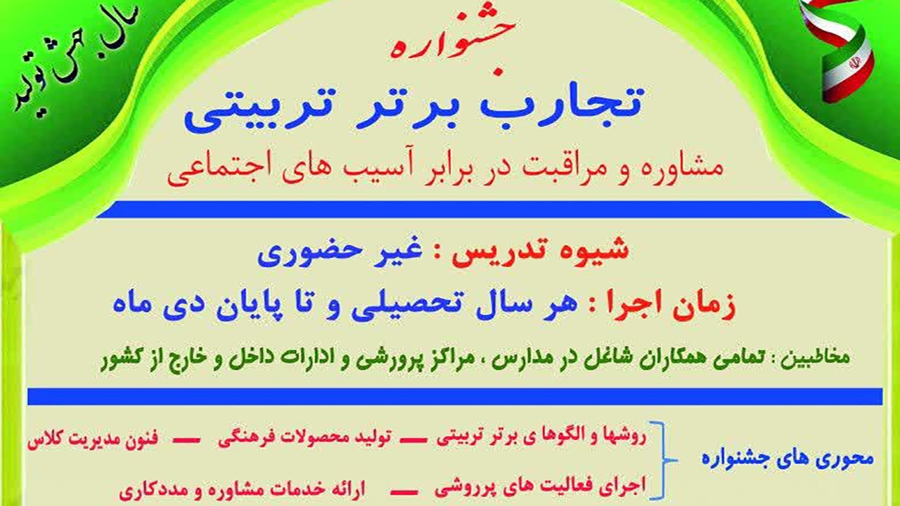 برگزاری جشنواره تجارب برتر تربیتی در مهاباد