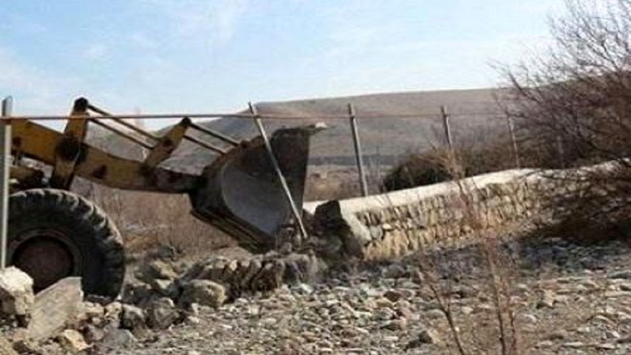 بیش از ۸ هزار مترمربع از اراضی ملی فولادمحله مهدیشهر رفع تصرف شد