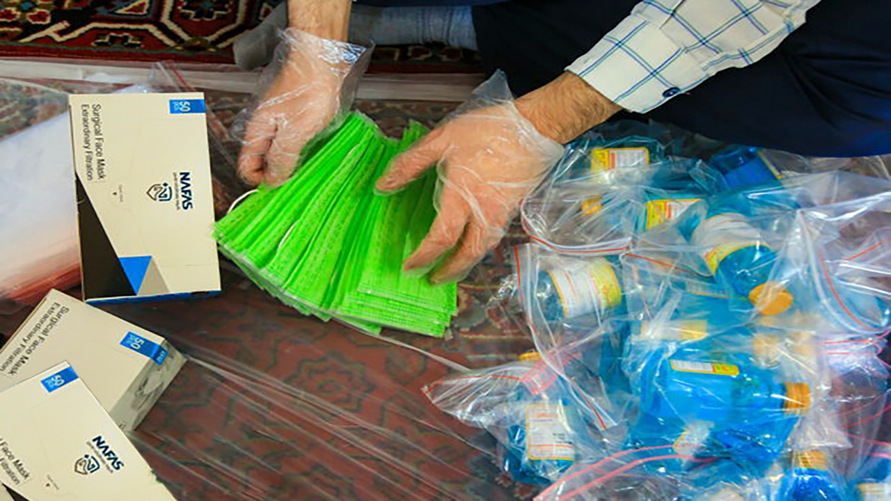 پک‌های بهداشتی بین خبرنگاران ایلامی توزیع شد