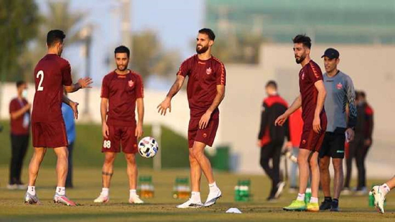 تمرین جدی پرسپولیس در هوای مطبوع دوحه