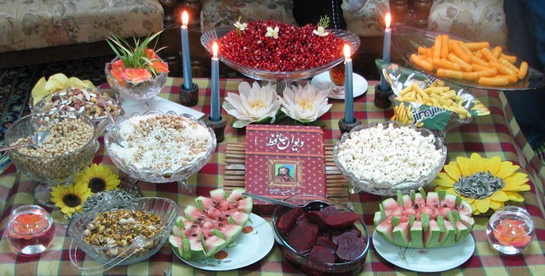 سفره شب یلدا سفره شب یلدا