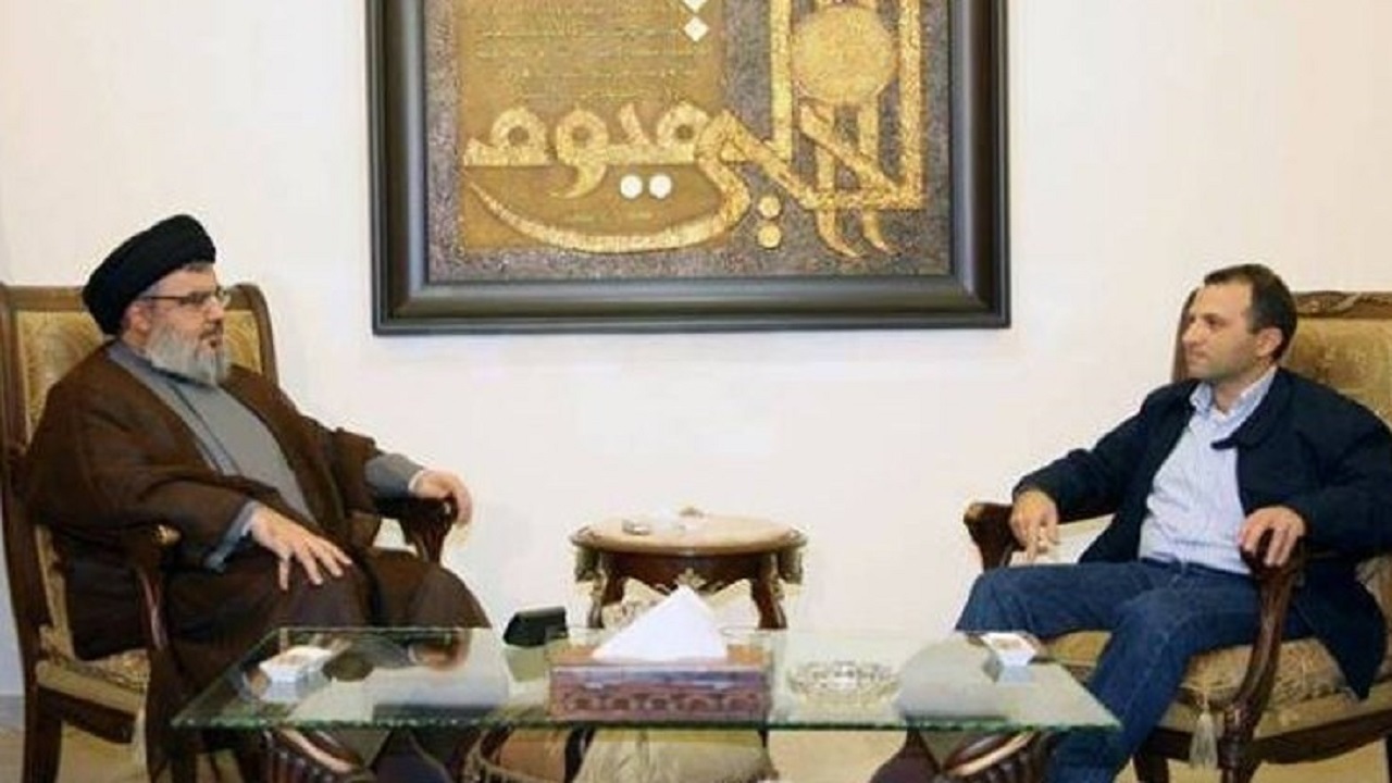 دبیر کل حزب‌الله و رئیس جریان آزاد ملی لبنان دیدار کردند