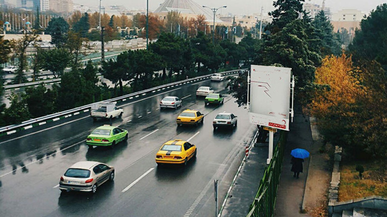 ترافیک روان در معابر تهران