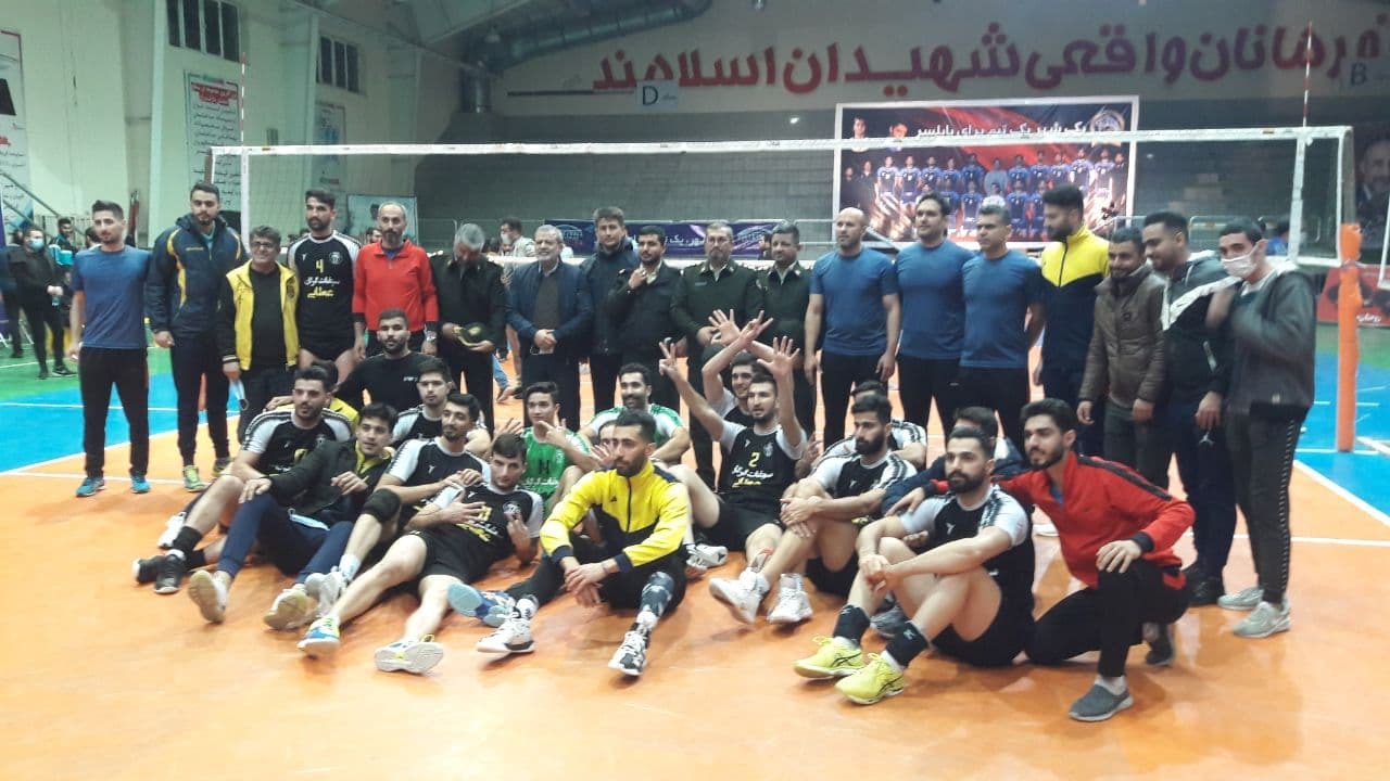 پاس گرگان قهرمان دور رفت لیگ یک والیبال کشور