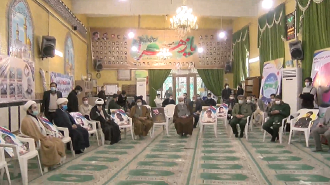 بازدید امام جمعه قزوین از قرارگاه جهادی حضرت زینب