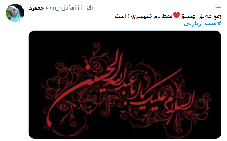 سلام میدهم و دلخوشم که فرمودید / هرآنکه در دل خود یاد ماست زائر ماست