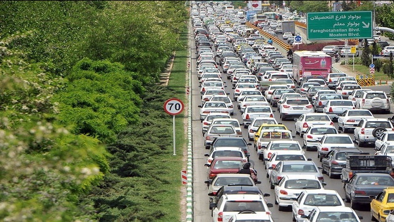 ترافیک پرحجم در جاده‌های تفرج گاهی خراسان رضوی