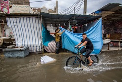 سیل و آبگرفتگی در بهنمیر - مازندران
