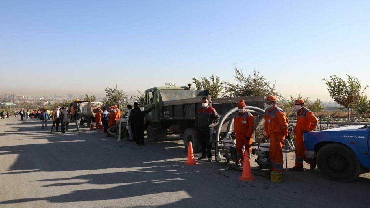 لایروبی کانال‌ها در کرمانشاه