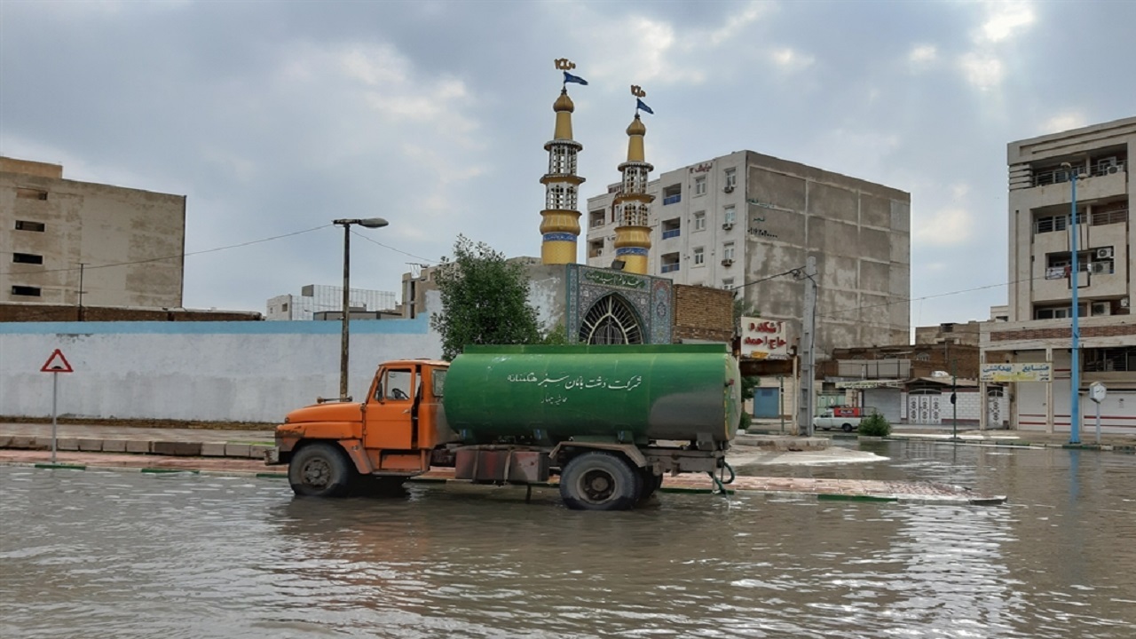 قصه ناتمام بارندگی ها در اهواز/ جمع آوری، هدایت و دفع آب‌های سطحی