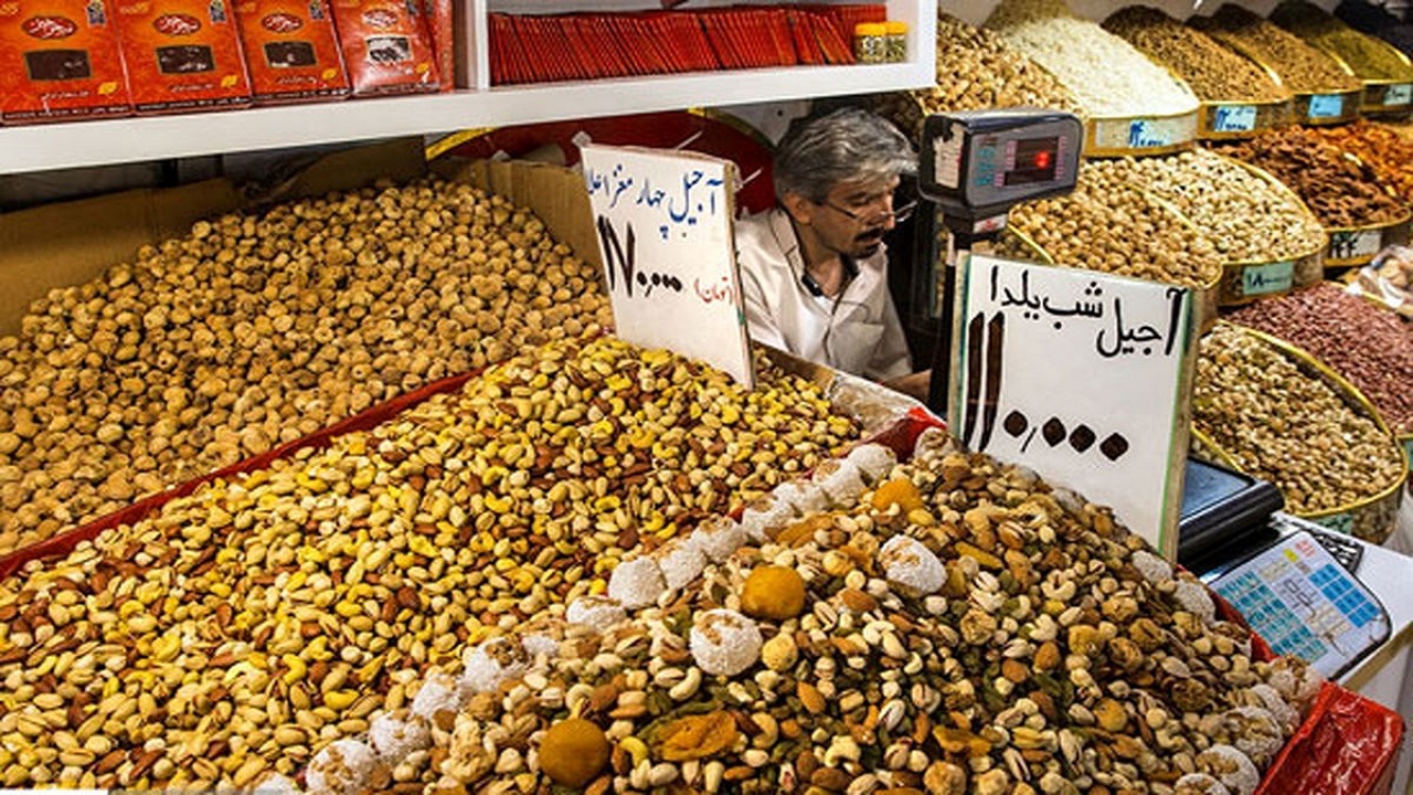 کاهش ۷۰ درصدی فروش آجیل در زنجان
