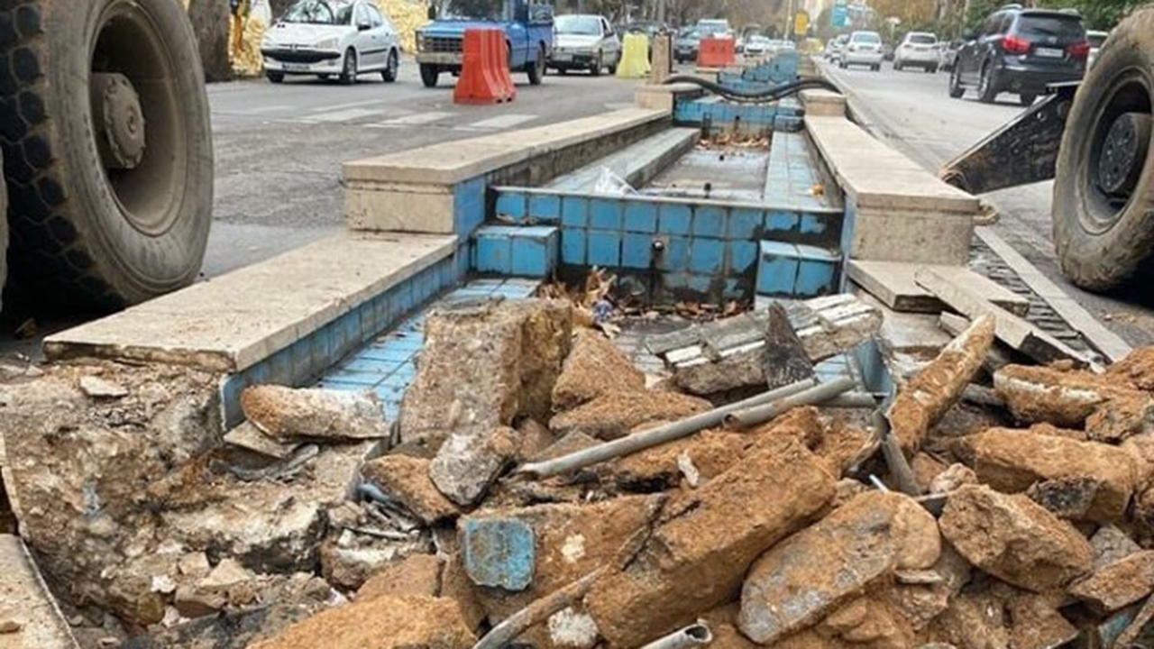 ارم شیراز بازهم انگشت‌نما شد، این بار برای آبنما