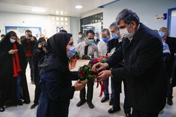 گل آرایی حرم حضرت زینب (س)