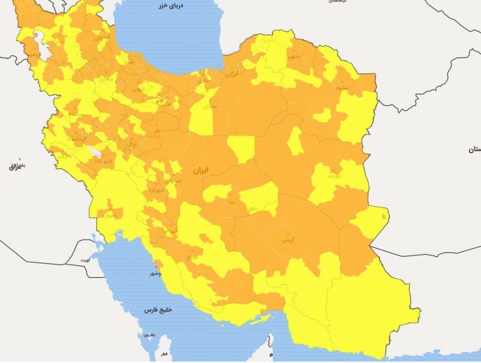 وضعیت کرونایی کشور