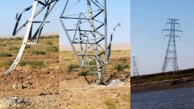 طالبان یک دکل برق در هرات را منهدم کرد