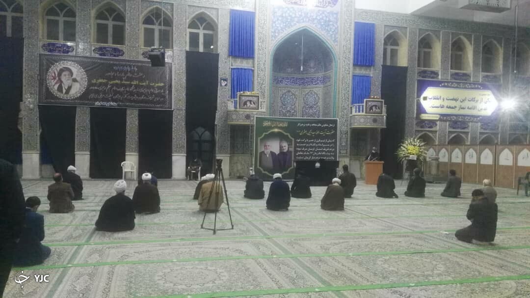 مراسم تشییع و تدفین آیت الله جعفری در کرمان + تصاویر