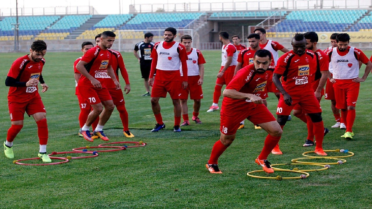 تمرین امروز تیم پرسپولیس برگزار شد