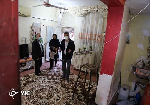 برپایی میز خدمت پویش همدلی ایران مهربان در مناطق حاشیه اهواز