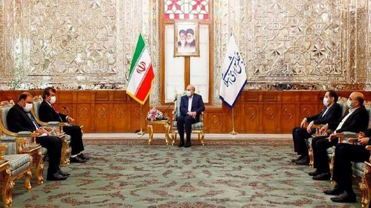 بررسی روند مذاکرات صلح بین الافغانی در دیدار سفیرافغانستان با قالیباف