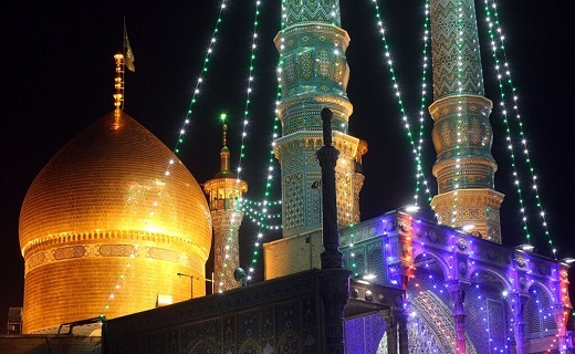 حال و هوای حرم بانوی کرامت در شب میلاد امام عسکری (ع)+تصاویر
