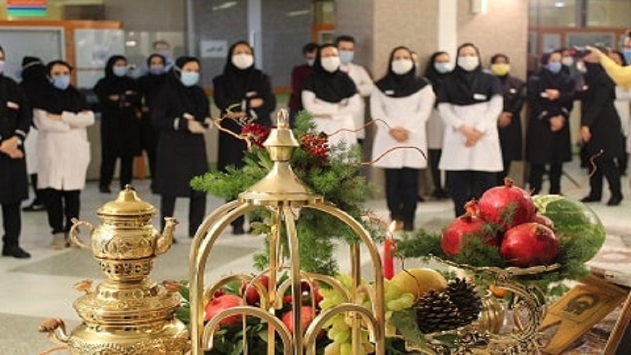 حضور خادمان آستان قدس رضوی در جمع پرستاران مشهدی